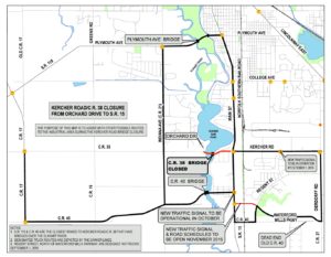 south-construction-road-map